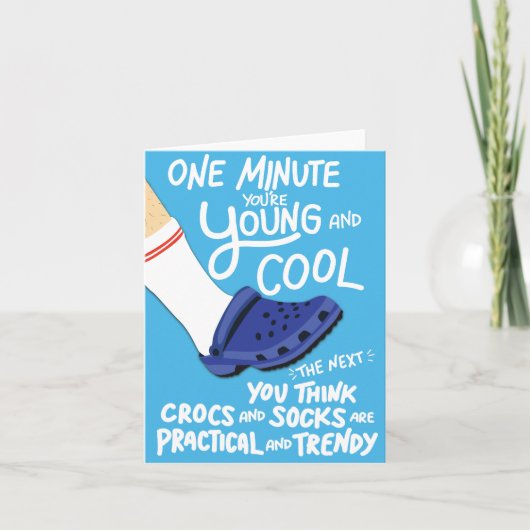 誕生日おもしろいカード彼または彼女のための1分 カード (正面)