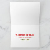 誕生日おもしろいカード野菜カードユーモア友達 カード (内部)