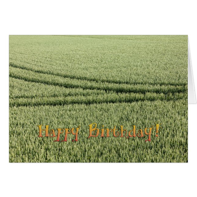 誕生日おもしろいカード (正面横)