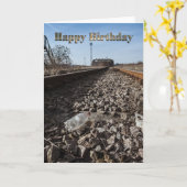 誕生日おもしろいカード カード (黄色い花)