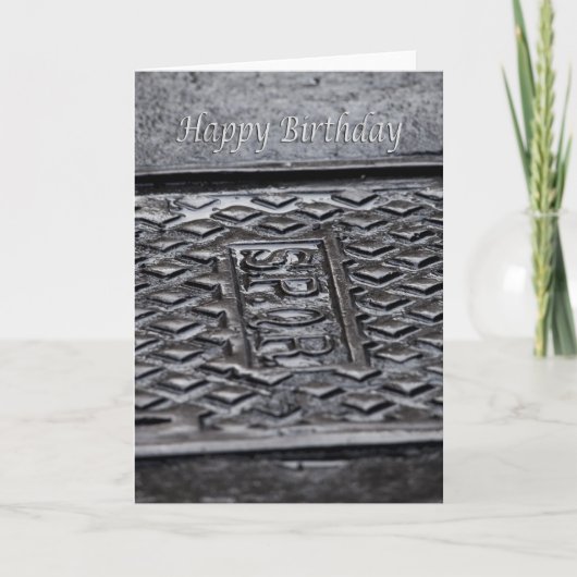 誕生日おもしろいカード カード (正面)