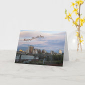 誕生日おもしろいカード カード (黄色い花)