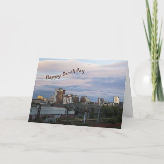 誕生日おもしろいカード カード (正面)