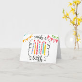 誕生日おもしろいカード カード (黄色い花)