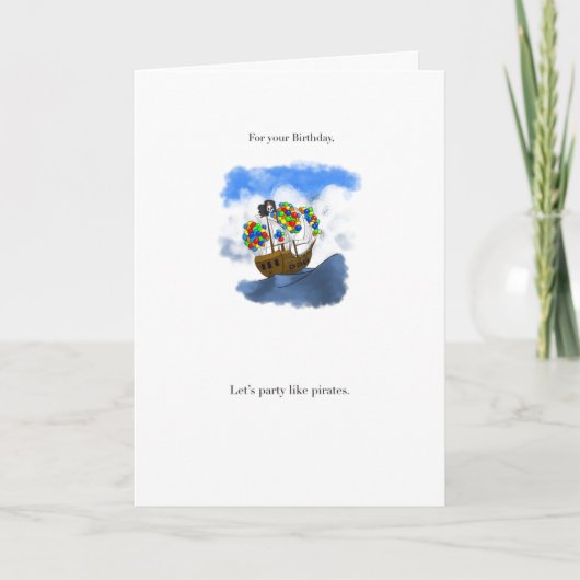 誕生日おもしろいカード カード (正面)