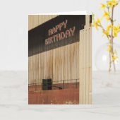 誕生日おもしろいカード カード (黄色い花)