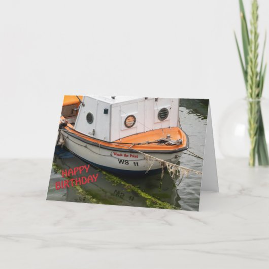 誕生日おもしろいカード カード (正面)