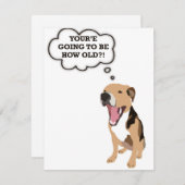 誕生日おもしろいカード シーズンカード (正面/裏面)