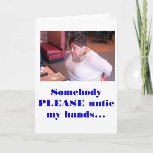 誕生日おもしろいカード 招待状 (正面)