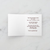 誕生日おもしろいガイ カード (内部)