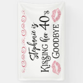 誕生日おもしろいキスaディケイドバイカスタム 横断幕 (縦)