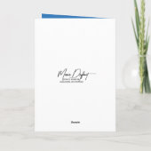 誕生日おもしろいキリン眼鏡 カード (裏面)