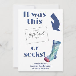 誕生日おもしろいギフトカード伝票所持者