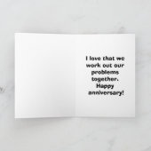 誕生日おもしろいグリーティングカード カード (内部)