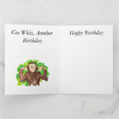 誕生日おもしろいグリーティングカード カード (内部)