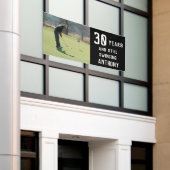 誕生日おもしろいゴルファーにとって30人目の幸せPar Photo 横断幕 (ビルの外側)