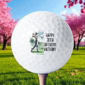 誕生日おもしろいゴルファー30thハッピーパパゴルフボール ゴルフボール