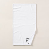 誕生日おもしろいゴルファー70thハッピーパパ バスタオルセット (ハンドタオル)