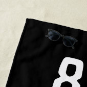 誕生日おもしろいゴルファー80thハッピーパパパー ビーチタオル (インサイチュ)