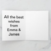 誕生日おもしろいサーフィンパイナップル カード (内部)