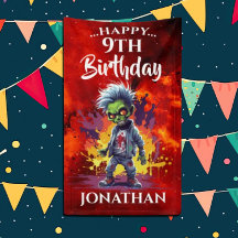 誕生日おもしろいゾンビボーイ