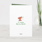 誕生日おもしろいノロウソクno誕生日オーバーザヒル カード (裏面)