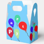 誕生日おもしろいバルーンありがとうお名前 フェイバーボックス (見開き)