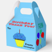 誕生日おもしろいバルーンありがとうお名前 フェイバーボックス (裏面)