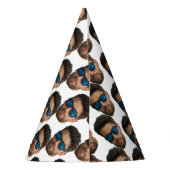 誕生日おもしろいパーティハットカスタム顔写真 パーティーハット (裏面)