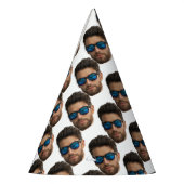 誕生日おもしろいパーティハットカスタム顔写真 パーティーハット (左)