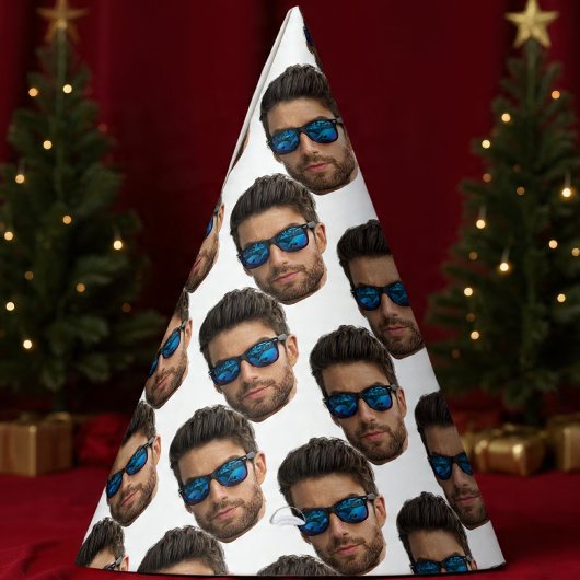 誕生日おもしろいパーティハットカスタム顔写真 パーティーハット