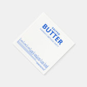 誕生日おもしろいパーティーバターテーマ スタンダードカクテルナプキン (角)