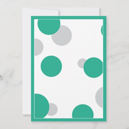 誕生日おもしろいパーティー動物 – すべての年齢 招待状 (裏面)