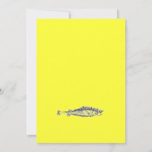 誕生日おもしろいパーティー 招待状 (裏面)