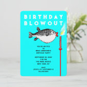 誕生日おもしろいパーティー 招待状 (スタンド正面)