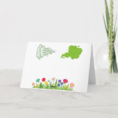 誕生日おもしろいファルト カード (裏面)