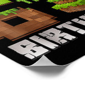 誕生日おもしろいボーイキッドブラーザ私の6誕生日パイ ポスター (角)