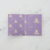 誕生日おもしろいユニコーン 招待状 (内部)