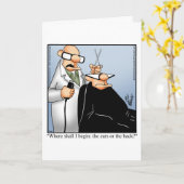 誕生日おもしろいユーモアあいさつカード カード (黄色い花)