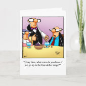 誕生日おもしろいユーモア用挨拶カード カード (正面)