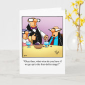 誕生日おもしろいユーモア用挨拶カード カード (黄色い花)