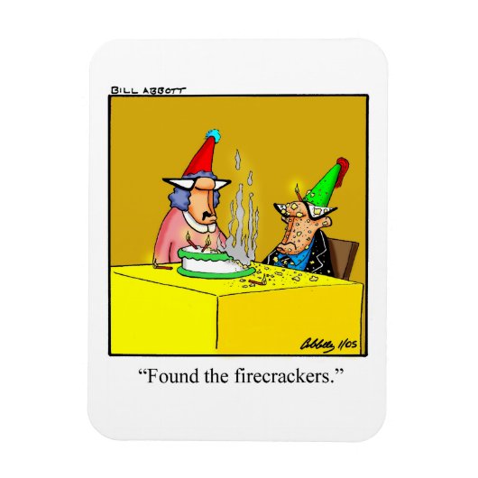 誕生日おもしろいユーモア磁石贈与 マグネット (縦)