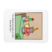 誕生日おもしろいユーモア磁石贈与 マグネット (横)