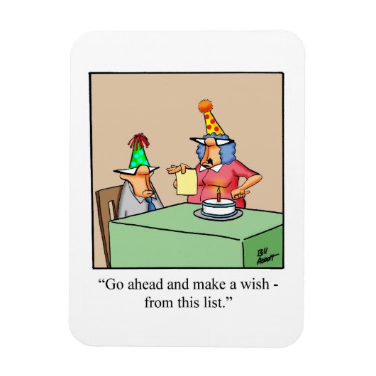 誕生日おもしろいユーモア磁石贈与 マグネット (縦)