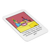 誕生日おもしろいユーモア磁石贈与 マグネット (右側)