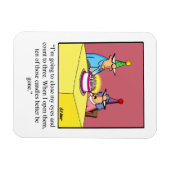 誕生日おもしろいユーモア磁石贈与 マグネット (横)