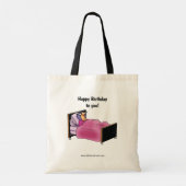 誕生日おもしろいユーモートバッグ トートバッグ (裏面)