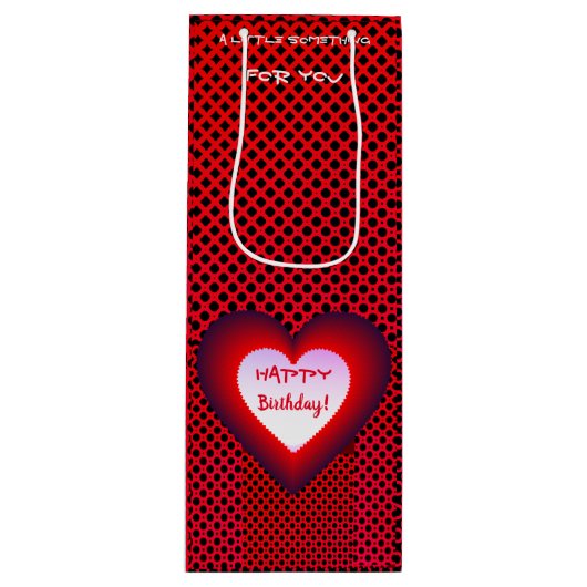 誕生日おもしろいワイン抱き枕 ワインギフトバッグ (正面)