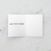 誕生日おもしろい切り札(パーソナライズ) カード (内部)