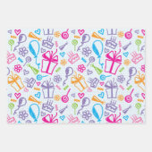 誕生日おもしろい包装紙シート ラッピングペーパーシート (正面)